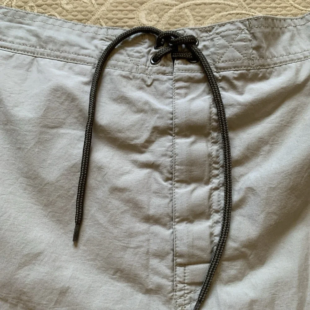 Vintage Men's Polo Sport Ralph Lauren Beige Swimming Trunks Lined Shorts Size XL